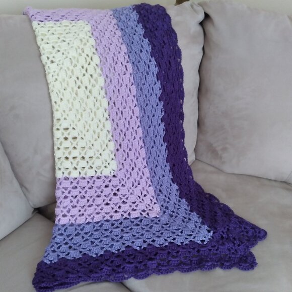 HOST PICK ~~~Handmade beautiful blanket, Unique color - Picture 2 of 4